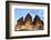 Tre Cime Di Lavaredo Mountain at Sunset, Sexten Dolomites, South Tyrol, Italy, Europe, July 2009-Frank Krahmer-Framed Photographic Print