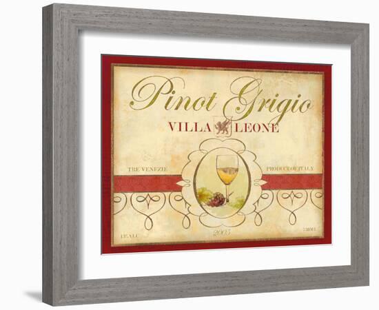 Tre Venezie Pinot Grigio-Devon Ross-Framed Art Print