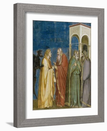 Treachery of Judas-Giotto di Bondone-Framed Giclee Print