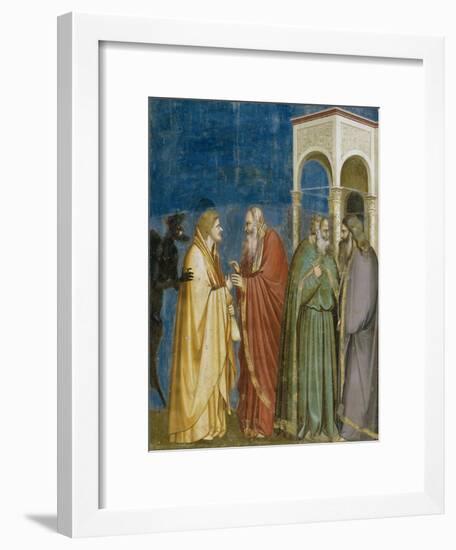 Treachery of Judas-Giotto di Bondone-Framed Giclee Print