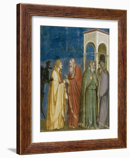 Treachery of Judas-Giotto di Bondone-Framed Giclee Print