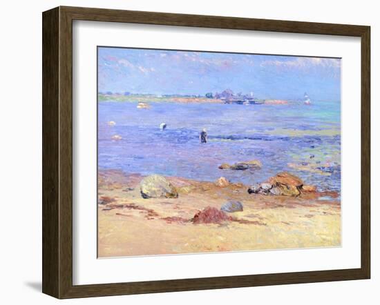 Treading Clams, Wickford-William James Glackens-Framed Giclee Print