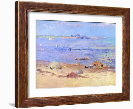 Treading Clams, Wickford-William James Glackens-Framed Giclee Print