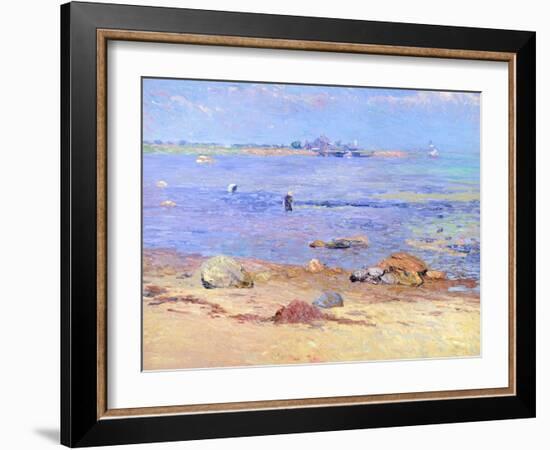 Treading Clams, Wickford-William James Glackens-Framed Giclee Print