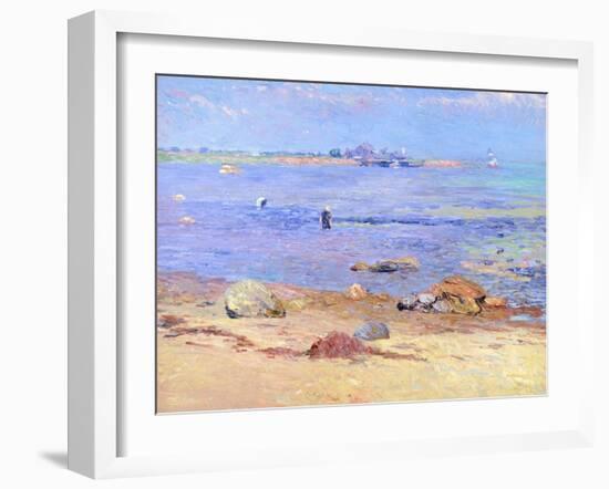 Treading Clams, Wickford-William James Glackens-Framed Giclee Print