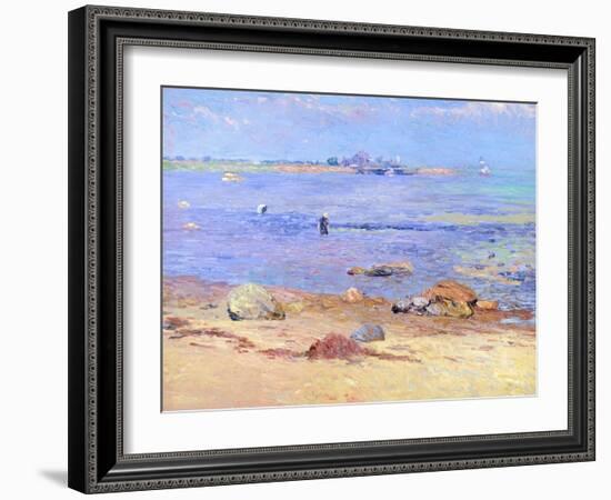 Treading Clams, Wickford-William James Glackens-Framed Giclee Print