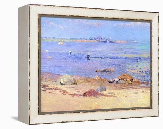 Treading Clams, Wickford-William James Glackens-Framed Premier Image Canvas
