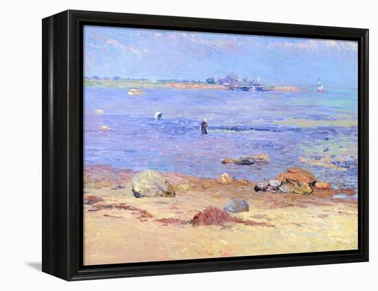 Treading Clams, Wickford-William James Glackens-Framed Premier Image Canvas