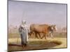 Treading out Wheat in Egypt-Jean-Léon Gérome-Mounted Giclee Print