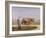 Treading Out Wheat in Egypt-Jean Leon Gerome-Framed Giclee Print