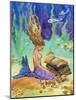 Treasure Chest Mermaid-sylvia pimental-Mounted Art Print