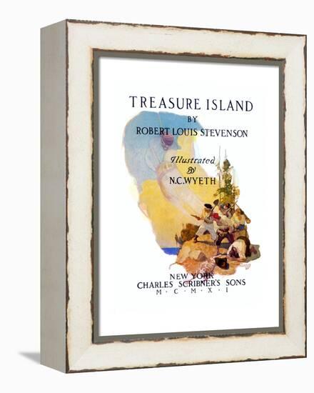 Treasure Island, 1911-Newell Convers Wyeth-Framed Premier Image Canvas