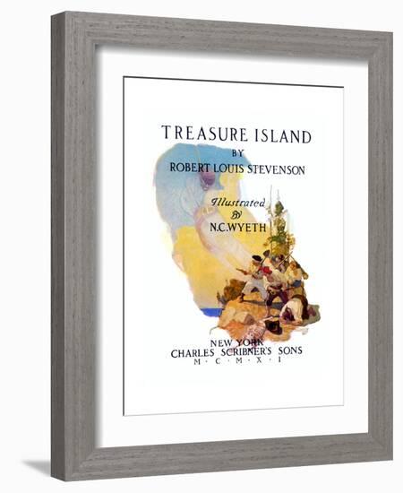 Treasure Island, 1911-Newell Convers Wyeth-Framed Giclee Print