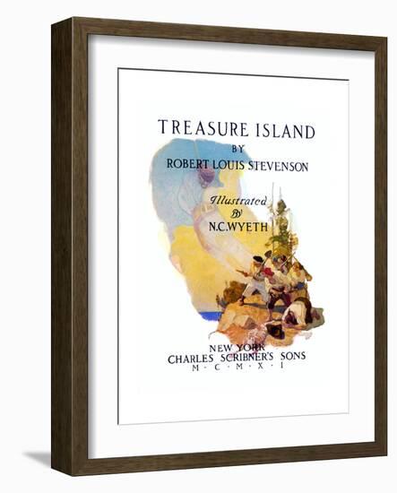 Treasure Island, 1911-Newell Convers Wyeth-Framed Giclee Print