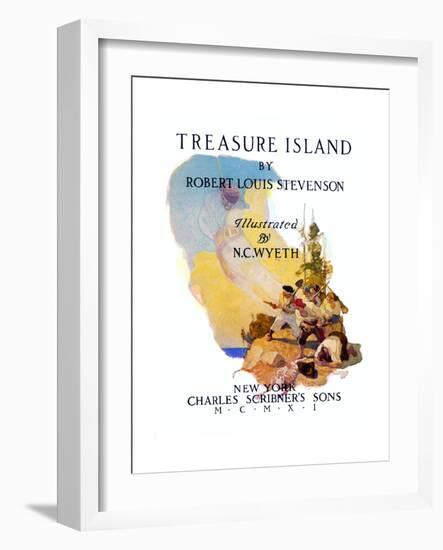 Treasure Island, 1911-Newell Convers Wyeth-Framed Giclee Print