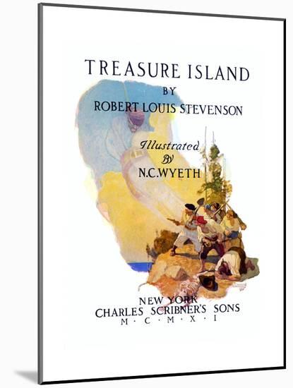 Treasure Island, 1911-Newell Convers Wyeth-Mounted Giclee Print