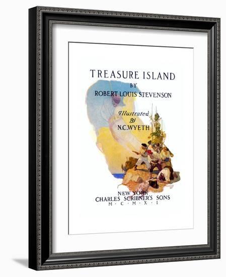 Treasure Island, 1911-Newell Convers Wyeth-Framed Giclee Print