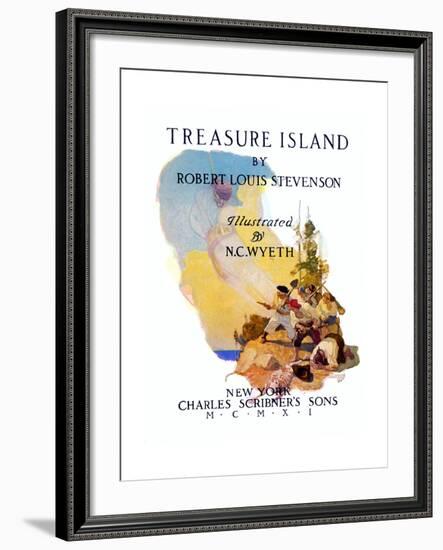 Treasure Island, 1911-Newell Convers Wyeth-Framed Giclee Print