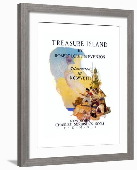 Treasure Island, 1911-Newell Convers Wyeth-Framed Giclee Print