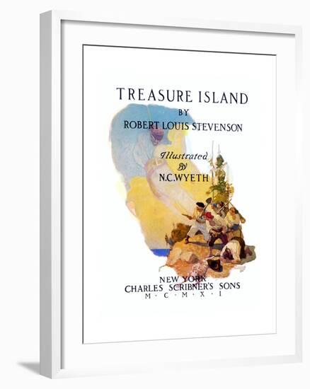 Treasure Island, 1911-Newell Convers Wyeth-Framed Giclee Print