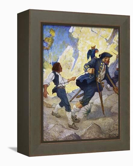 Treasure Island, 1911-Newell Convers Wyeth-Framed Premier Image Canvas