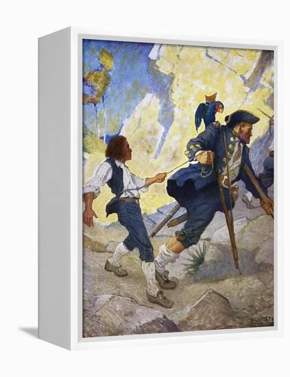 Treasure Island, 1911-Newell Convers Wyeth-Framed Premier Image Canvas