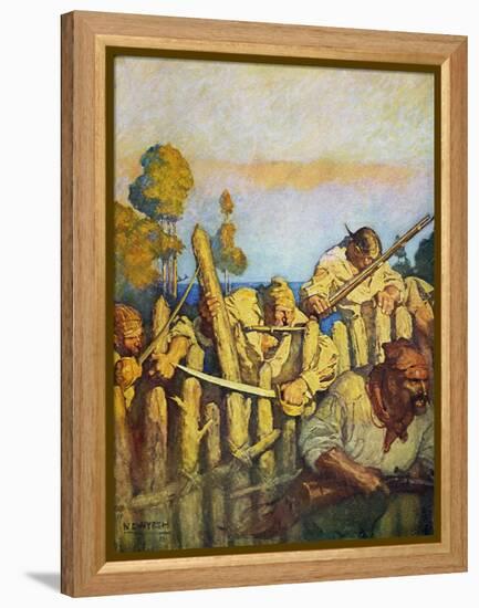 Treasure Island, 1911-Newell Convers Wyeth-Framed Premier Image Canvas