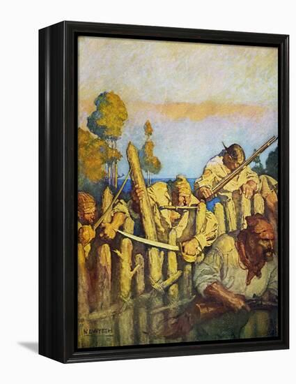 Treasure Island, 1911-Newell Convers Wyeth-Framed Premier Image Canvas