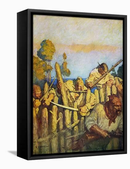 Treasure Island, 1911-Newell Convers Wyeth-Framed Premier Image Canvas