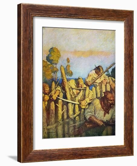 Treasure Island, 1911-Newell Convers Wyeth-Framed Giclee Print