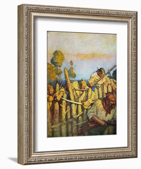 Treasure Island, 1911-Newell Convers Wyeth-Framed Giclee Print