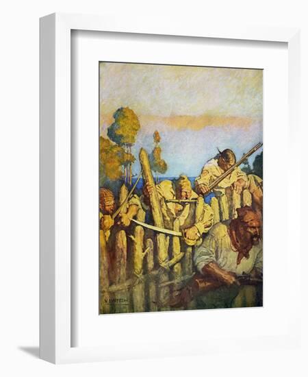 Treasure Island, 1911-Newell Convers Wyeth-Framed Giclee Print