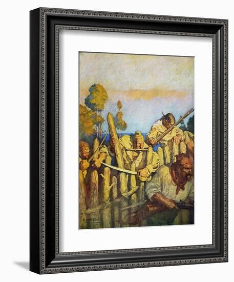 Treasure Island, 1911-Newell Convers Wyeth-Framed Giclee Print