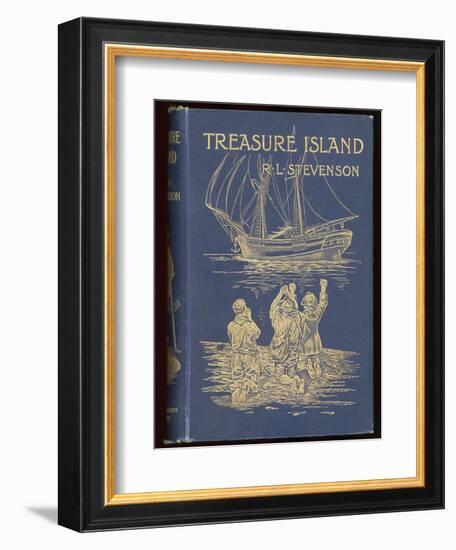 Treasure Island, Cover of the 1899 Edition-null-Framed Premium Photographic Print