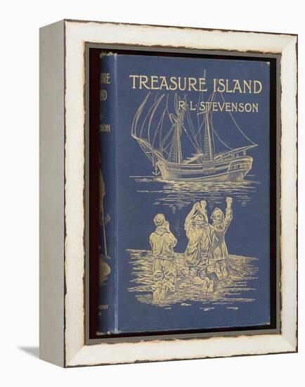 Treasure Island, Cover of the 1899 Edition-null-Framed Premier Image Canvas