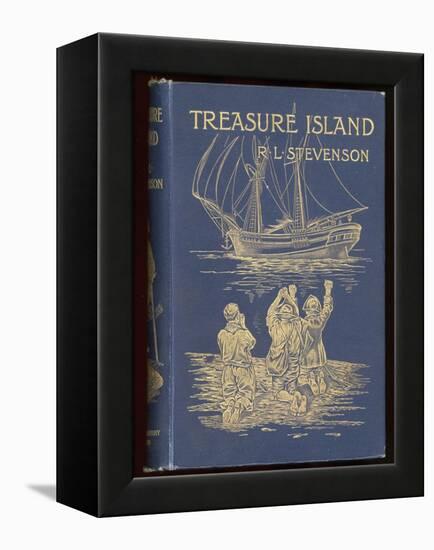 Treasure Island, Cover of the 1899 Edition-null-Framed Premier Image Canvas