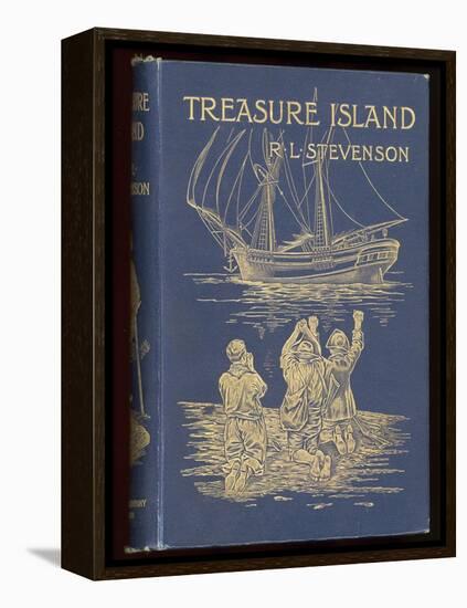 Treasure Island, Cover of the 1899 Edition-null-Framed Premier Image Canvas