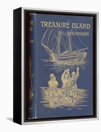 Treasure Island, Cover of the 1899 Edition-null-Framed Premier Image Canvas