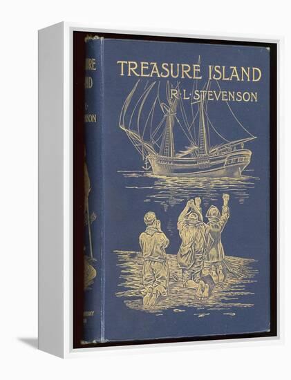 Treasure Island, Cover of the 1899 Edition-null-Framed Premier Image Canvas