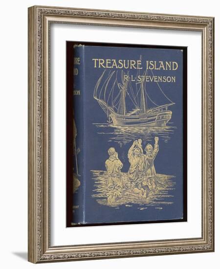 Treasure Island, Cover of the 1899 Edition-null-Framed Photographic Print