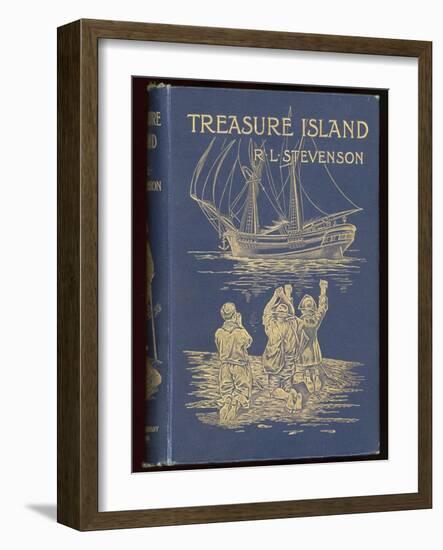 Treasure Island, Cover of the 1899 Edition-null-Framed Photographic Print