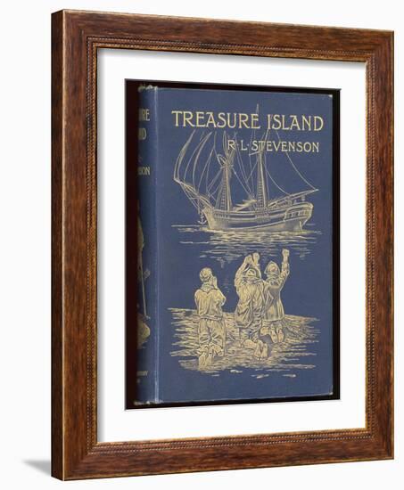 Treasure Island, Cover of the 1899 Edition-null-Framed Photographic Print