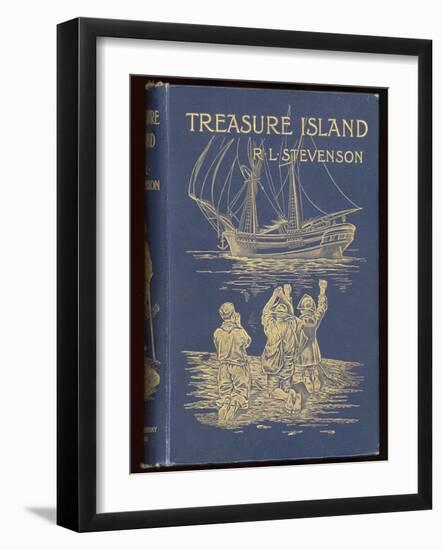 Treasure Island, Cover of the 1899 Edition-null-Framed Photographic Print