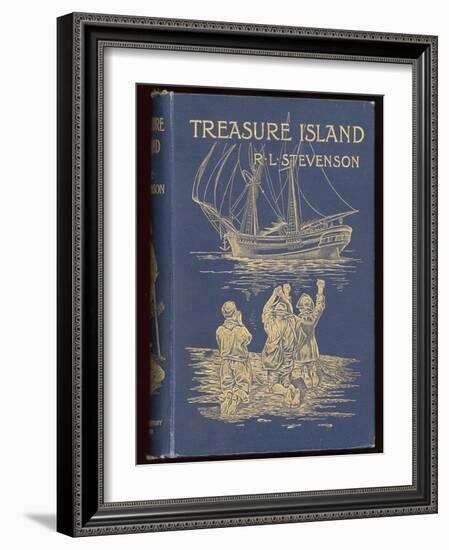 Treasure Island, Cover of the 1899 Edition-null-Framed Photographic Print