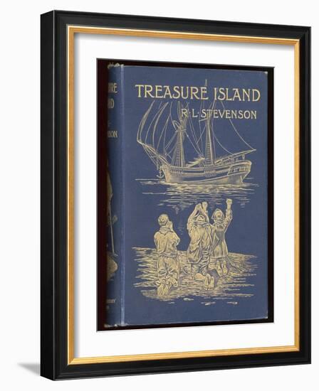 Treasure Island, Cover of the 1899 Edition-null-Framed Photographic Print