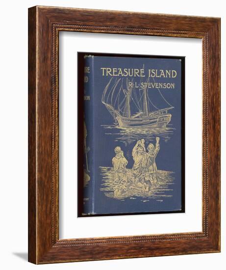 Treasure Island, Cover of the 1899 Edition-null-Framed Photographic Print