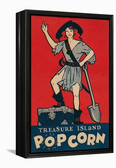 Treasure Island Popcorn Poster-null-Framed Premier Image Canvas