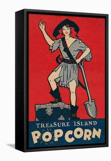 Treasure Island Popcorn Poster-null-Framed Premier Image Canvas