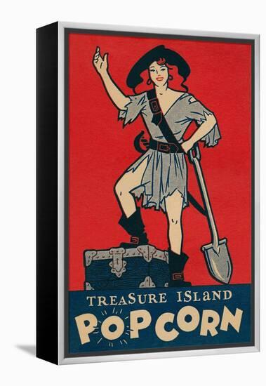 Treasure Island Popcorn Poster-null-Framed Premier Image Canvas