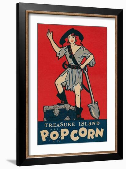 Treasure Island Popcorn Poster-null-Framed Premium Giclee Print